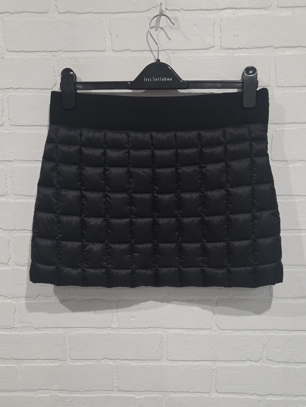 Alp N Rock Black Quilted Puffer Mini Skirt
